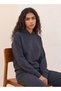 Basics Hoodie with Wide Hem - 5