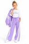 Girl's 3-Thread Ribbed Zippered Tracksuit Set – Stripe Detailed 43168-L - 5
