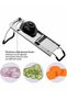 Professional Mandolin Vegetable Slicer – 18/10 Stainless Steel, 5 Interchangeable Blades, Adjustable Thickness, 40×14 cm - 2