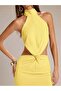 Rochie maxi , galben - 7
