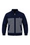 Men's Standing Collar Zippered Pocket Tricot Cardigan - 2