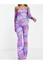 Long jumpsuit, purple