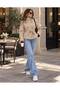 Women's Stand Collar Belted Short Trench Coat - 3