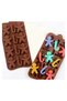 New Year's Sticker 5 g and Ginger Man Sugar Pulp Soap Candle Scented Stone Cake Chocolate Ice Mold - 6