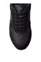 Men's Genuine Leather Suede Detailed Logo Black Sneaker - 6