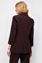 Women's Cover Pocket Double Sleeve Jacket Plum - 5