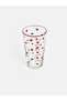 Lcw Home Red Heart Patterned Glass Cup 550 ml - 4