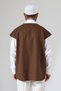 Haydari Derviş Vest Lined, Seasonal and Comfortable Fit - Brown - 8