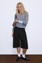 Pileli kumaş bermuda şort, tailored fit