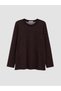 Burgundy Patterned Women's T-Shirt