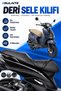 Mondial 50 Wing Compatible Flexible Leather Saddle Cover Fully Fitted Waterproof Motorcycle Seat Cover