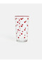 Lcw Home Red Heart Patterned Glass Cup 550 ml - 3
