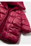 Baby Girl Hooded Double-Sided Inflatable Plush Coat - 4