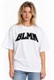 Unisex Women's Men's T-Shirt with Front Blmn Text Pattern Design Printed Oversize Thick Fabric Comfortable Cut T-Shirt