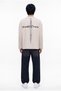 Men's Ethnic Sword Printed Oversize Long Sleeve T-Shirt Space Gray - 5