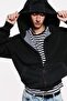 STWD kapüşonlu fermuarlı sweatshirt