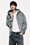 STWD kapüşonlu fermuarlı sweatshirt