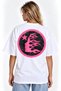 Unisex Women's Men's Hellstar Back Pink Logo Patterned Design Printed Oversized Thick Fabric Relaxed Fit T-Shirt - 2