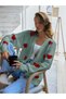 Women's Heart-Detailed Cardigan - 3