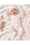 Newborn Baby Girl Organic Cotton 7-Piece Hospital Discharge Set – Blanket and Bodysuit Set 0-3 Months - 5