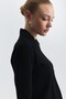 Wide Collar Zippered Cardigan - 4