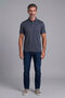 Anthracite Studio Shirt Collar Buttoned T-Shirt - 5