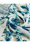 Women Blue And White Floral Printed Scarf - 5