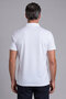 White Studio Shirt Collar Buttoned T-Shirt - 2