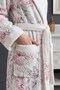 Elara Digital Printed Embossed Hooded Bathrobe - 5