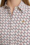 Women's Cream Long Sleeve Shirt 50329501-Vr256 - 6