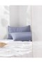 Adenya Sepeti Manon 100% Cotton Ranforce Plain 2-Piece Pillowcase Set - Dark Blue