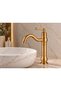Retro Bowl Sink Faucet Matte Gold - 2
