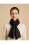 Girls Black Solid Scarf