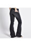 Y2K Super Low Waist Slim Fit Spanish Flare Jeans Anthracite Smoked Pants - 5
