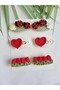 Handmade Girls' Hair Clips, Braided Hair Accessory, Mixed Set of 6 Clips (Suitable for All Age Groups) - 6