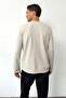 Men's Crew Neck Basic Sweatshirt Stone - 6102 - 3