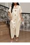 Rochie maxi , bej - 5