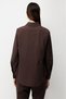 Women's Stoned Polo Collar Shirt Brown - 4