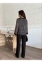 Women's Sequined Cardigan Detailed Modal; Three-Piece Set - 3
