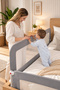150 cm Gray Baby Safety Bed Barrier 150cm - 4