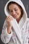 Nova Digital Printed Embossed Hooded Bathrobe - 4