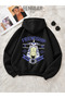Unisex Digimon Anime Printed Premium Cotton 3-Thread Sweatshirt with Inner Lining