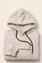 Boy's Sweatshirt Hooded 3 Thread Rastered 100% Cotton - 2