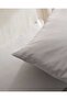 Adenya Sepeti Manon 100% Cotton Ranforce Plain 2-Piece Pillowcase Set - Stone - 4