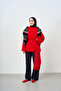 Women's Waist Belt Detail Tunic Red - 5