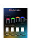 RGBIC WiFi Smart LED Wall LED Light for Home Decor Work with Alexa (4 Pack) - 4