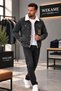 Men's Casual Regular Fit Fur Lined Denim Jacket - 4