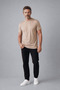 Beige Studio Crew Neck T-Shirt - 5