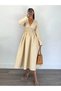 Rochie midi , bej