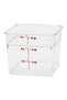 CamSquares® Classic Food Storage Container with Lid – 6 Qt (5.7L) Clear Camwear® - 6SFSCW135 - 3